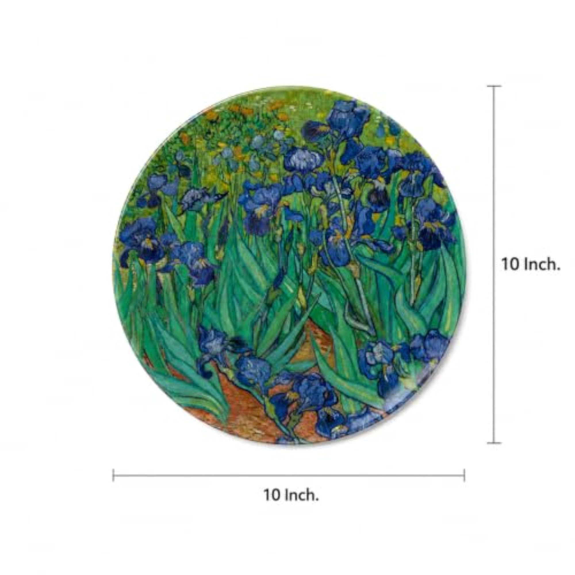 Van Gogh 'Irises' Decorative Wall Plate